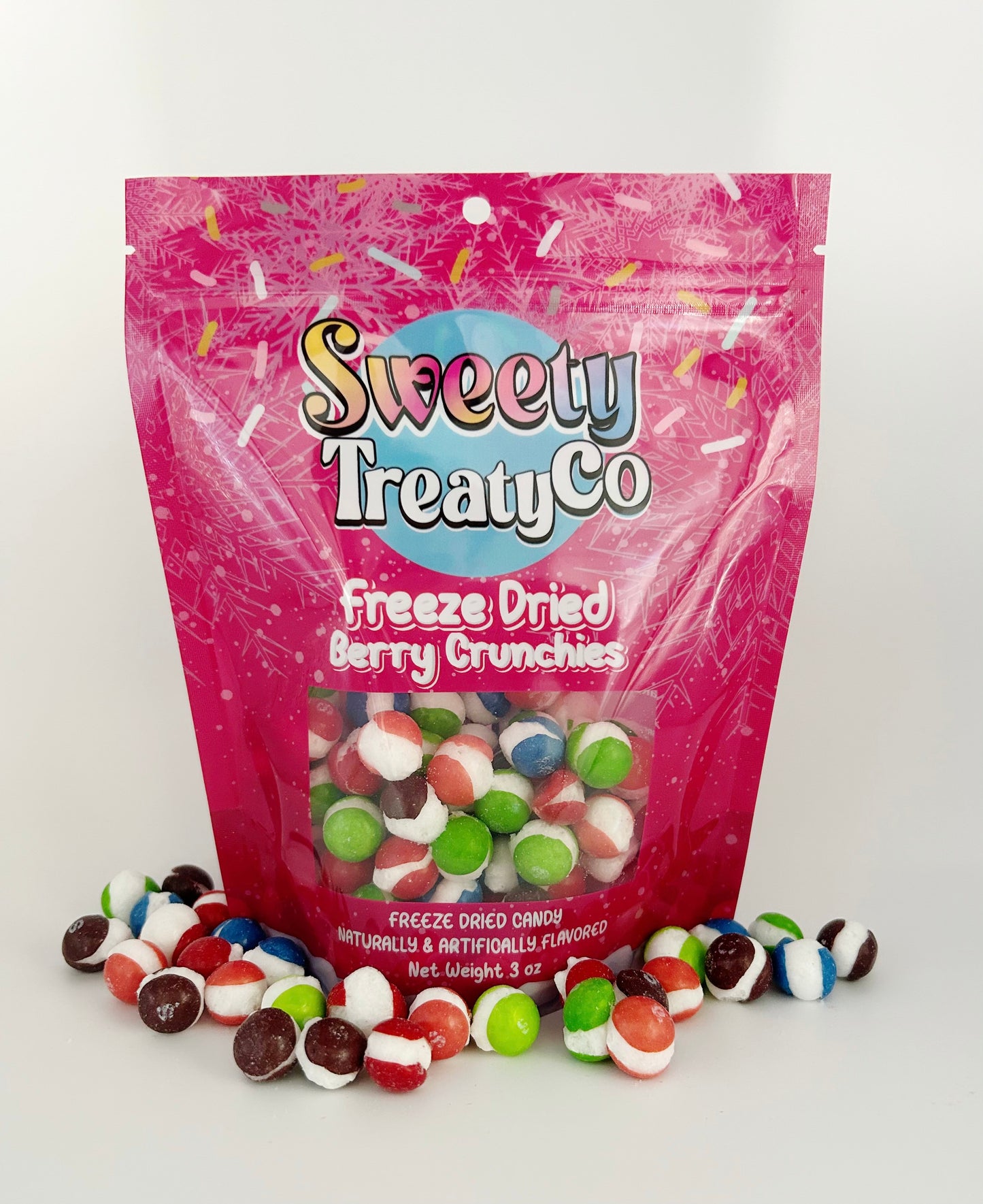 Freeze Dried Berry Crunchies | SweetyTreatyCo