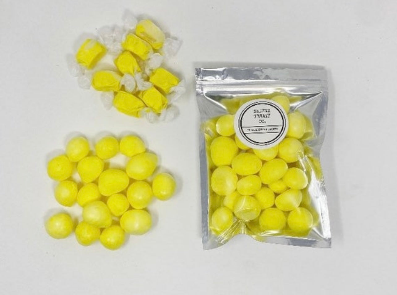 Freeze dried banana taffy