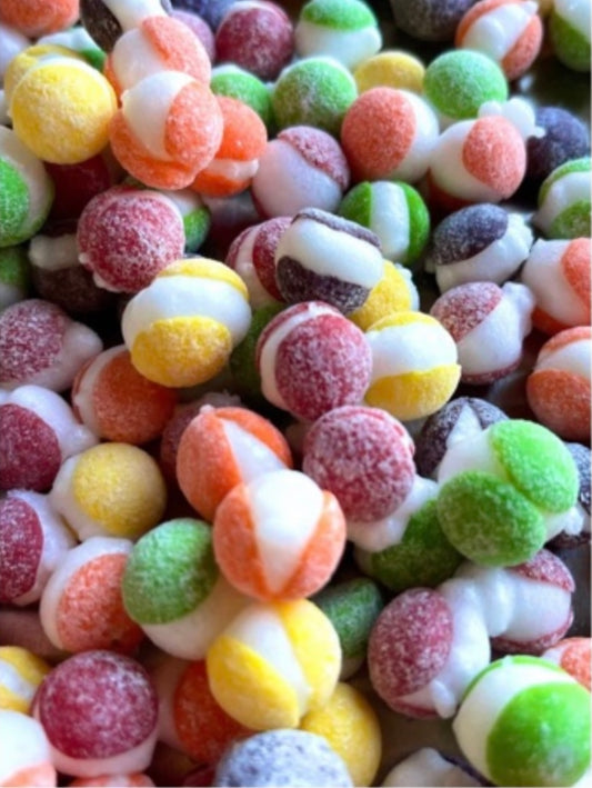 Freeze dried sour skittles