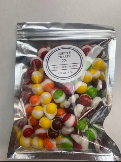 A package of berry skittles by sweety treaty co 