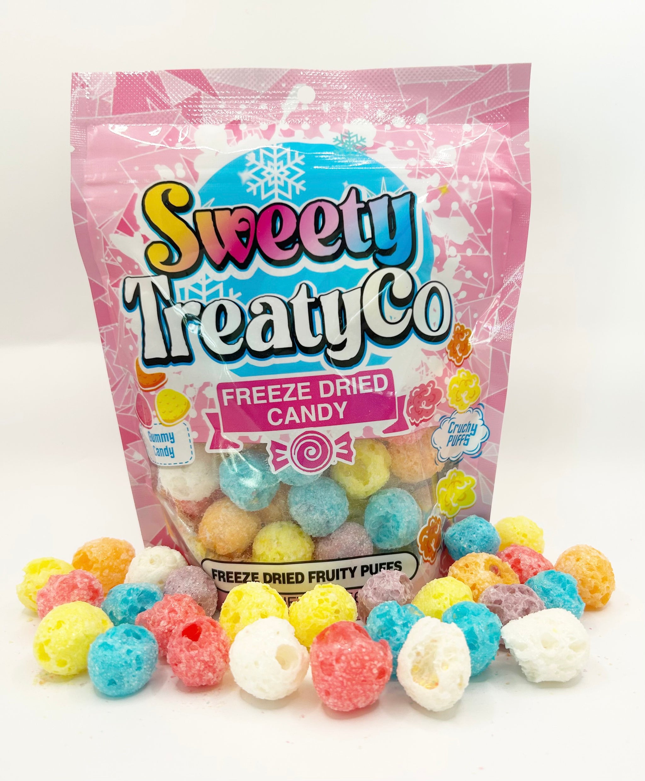 Shop Now Freeze Dried Fruity Puffs – SweetyTreatyCo