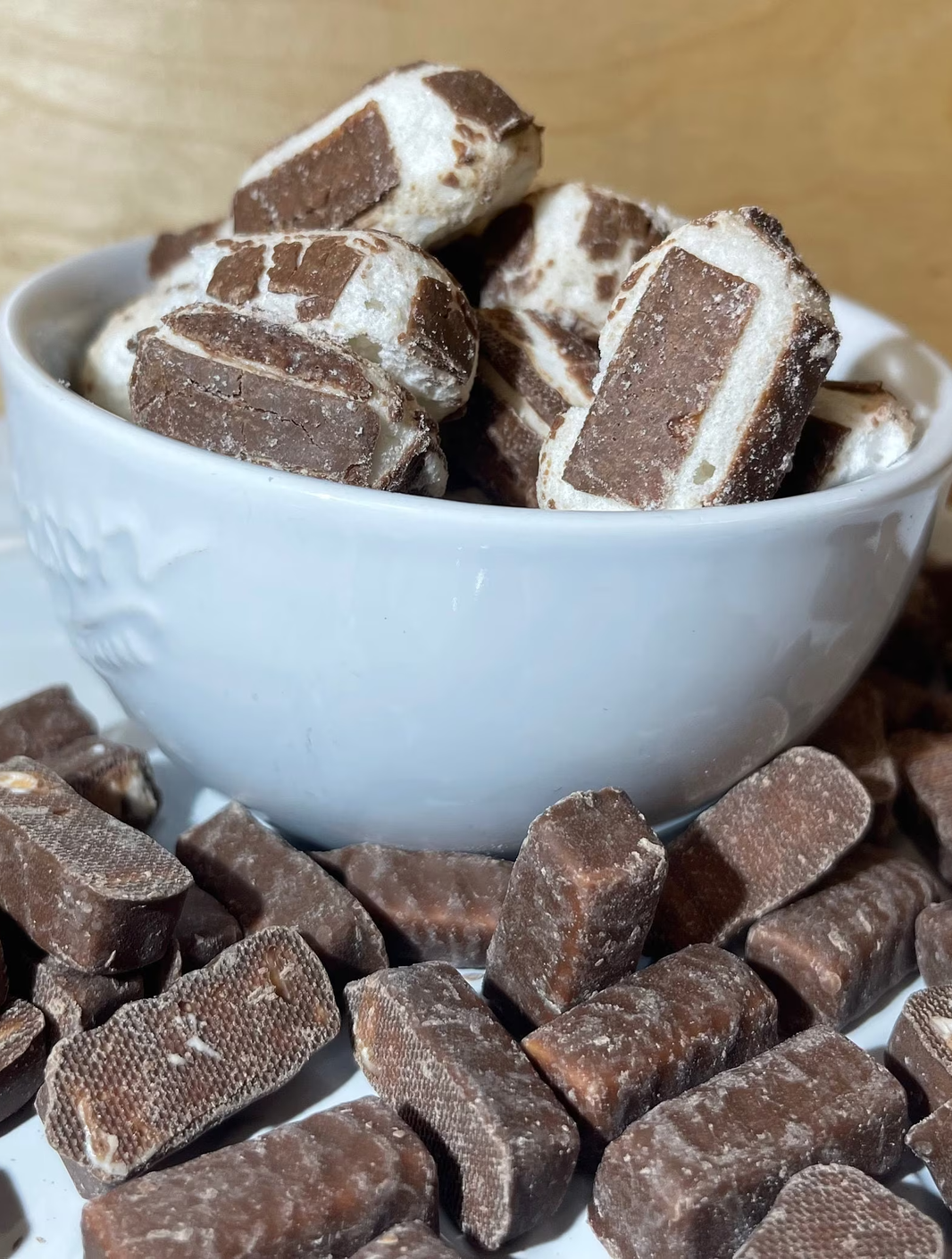Freeze Dried Chocolate Intense Flavor Light Airy SweetyTreatyCo freeze-dried-chocolate-intense-flavor-light-airy-sweetytreatyco